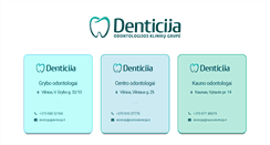Desktop Screenshot of denticija.lt
