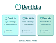 Tablet Screenshot of denticija.lt